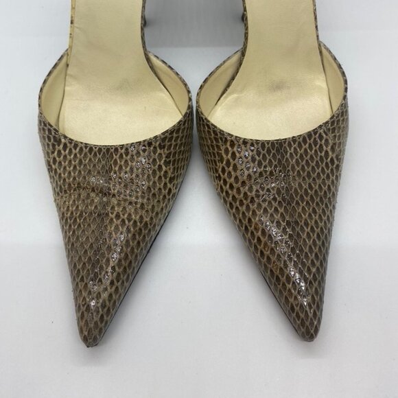 Genuine Python Prada Pointy Toe D'Orsay 37.5 - Picture 3 of 6